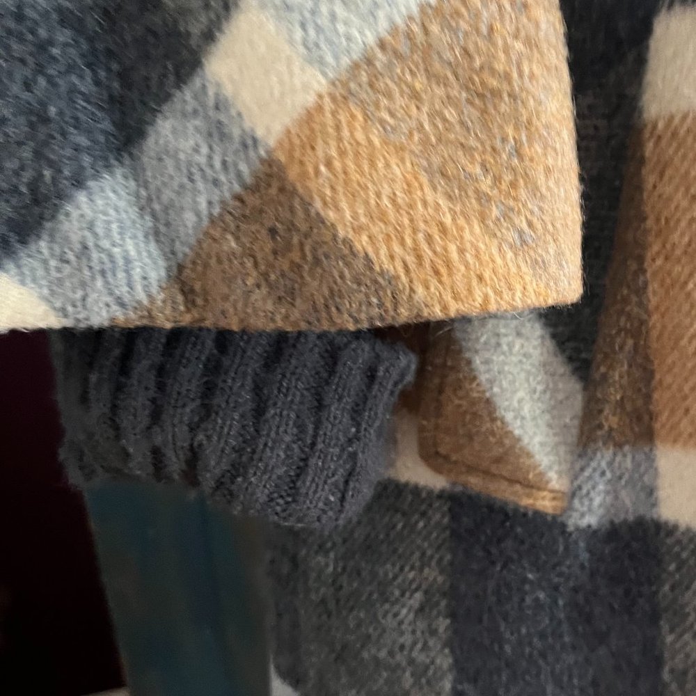 Sharpee Designers Collection Vintage Brown & Gray Stripe Wool Coat 1950/1960 Era - Picture 6 of 14